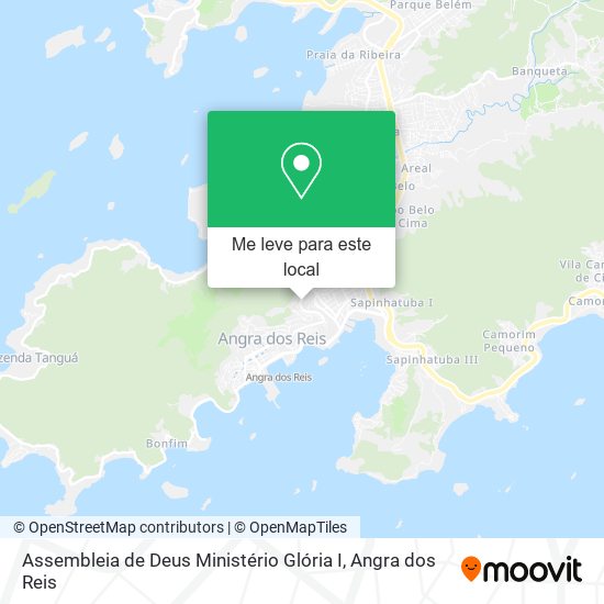 Assembleia de Deus Ministério Glória I mapa