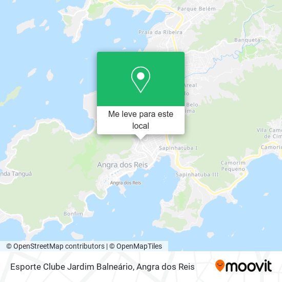 Esporte Clube Jardim Balneário mapa