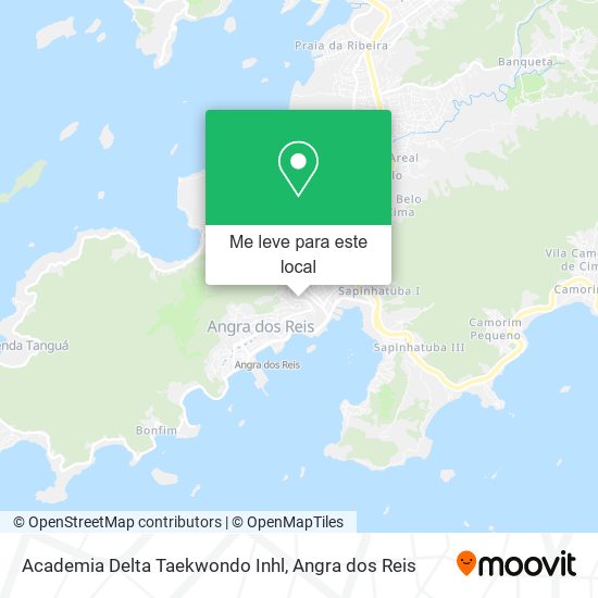 Academia Delta Taekwondo Inhl mapa