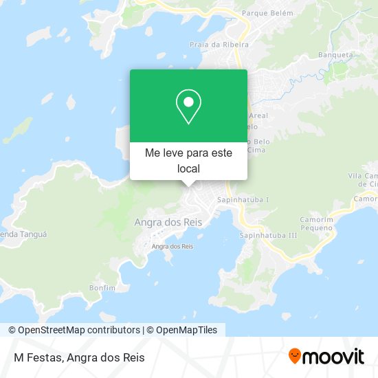 M Festas mapa