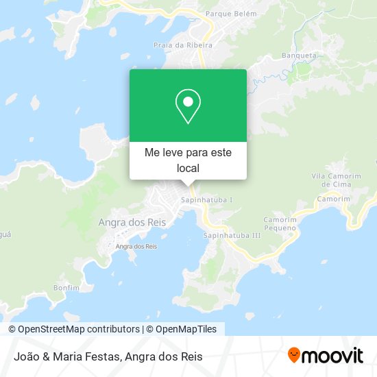 João & Maria Festas mapa