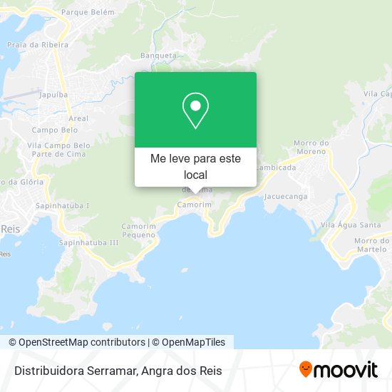 Distribuidora Serramar mapa