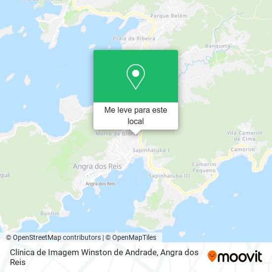 Clínica de Imagem Winston de Andrade mapa