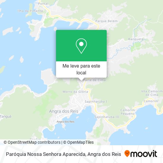 Paróquia Nossa Senhora Aparecida mapa