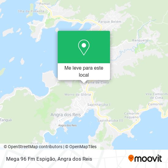 Mega 96 Fm Espigão mapa