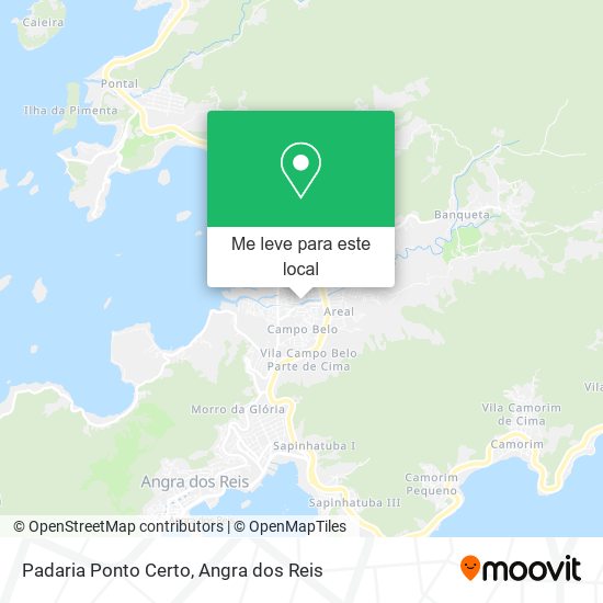 Padaria Ponto Certo mapa