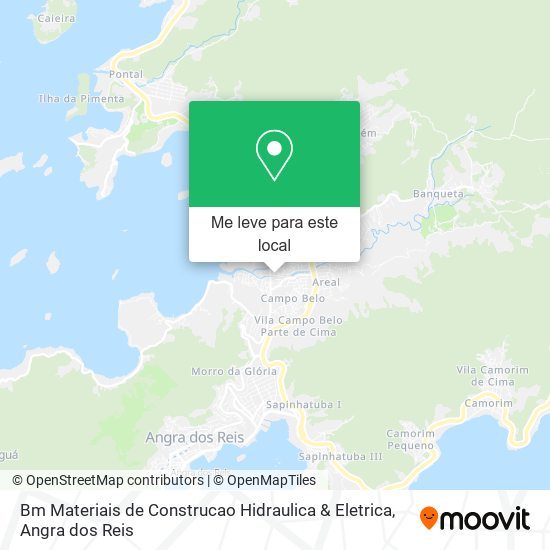 Bm Materiais de Construcao Hidraulica & Eletrica mapa