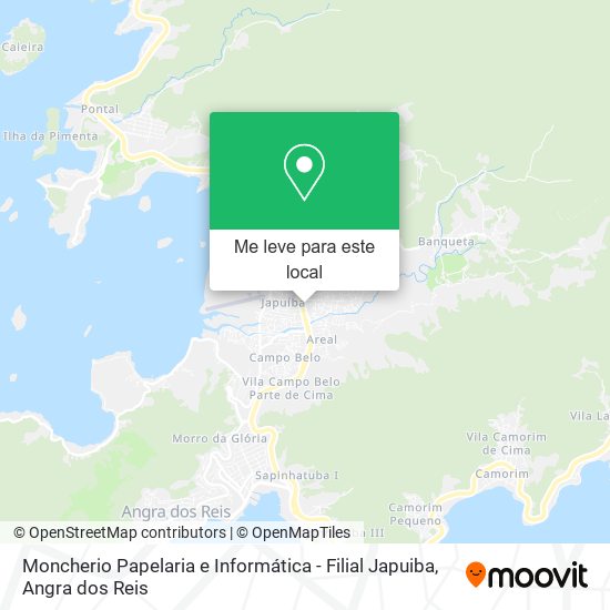 Moncherio Papelaria e Informática - Filial Japuiba mapa