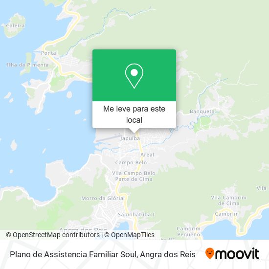 Plano de Assistencia Familiar Soul mapa