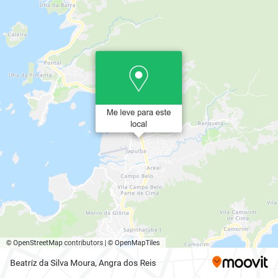 Beatríz da Silva Moura mapa