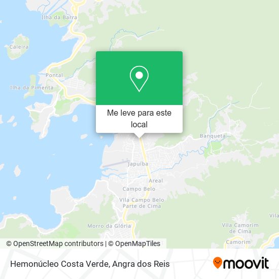 Hemonúcleo Costa Verde mapa