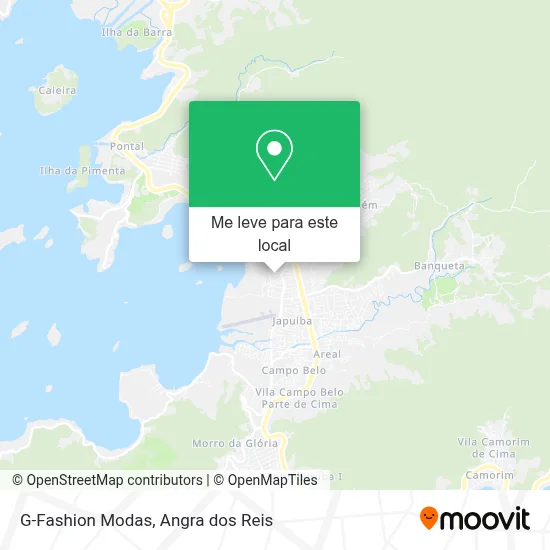 G-Fashion Modas mapa