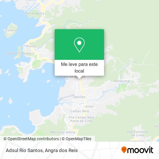 Adsul Rio Santos mapa