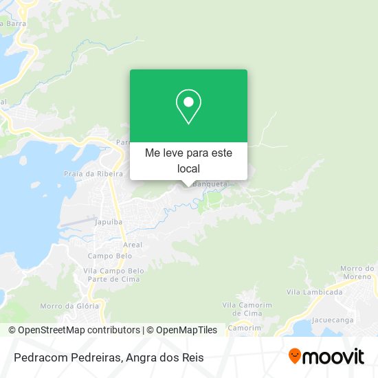 Pedracom Pedreiras mapa