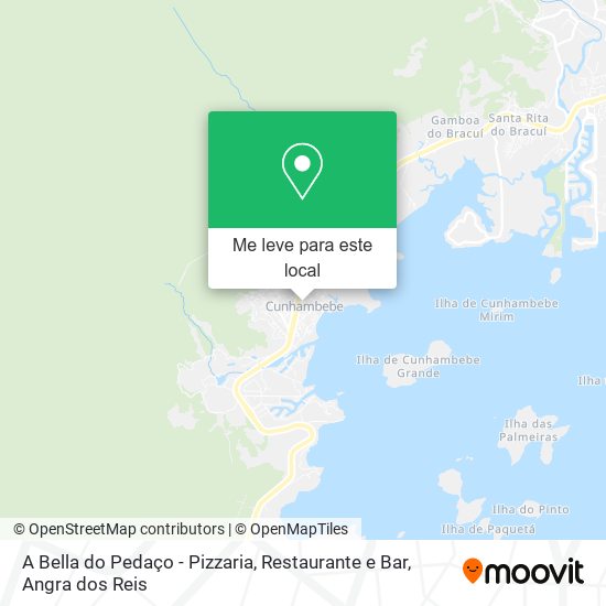 A Bella do Pedaço - Pizzaria, Restaurante e Bar mapa