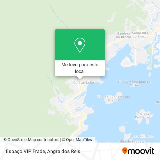 Espaço VIP Frade mapa