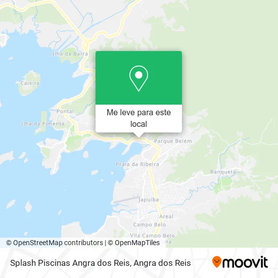 Splash Piscinas Angra dos Reis mapa