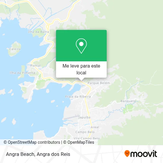 Angra Beach mapa