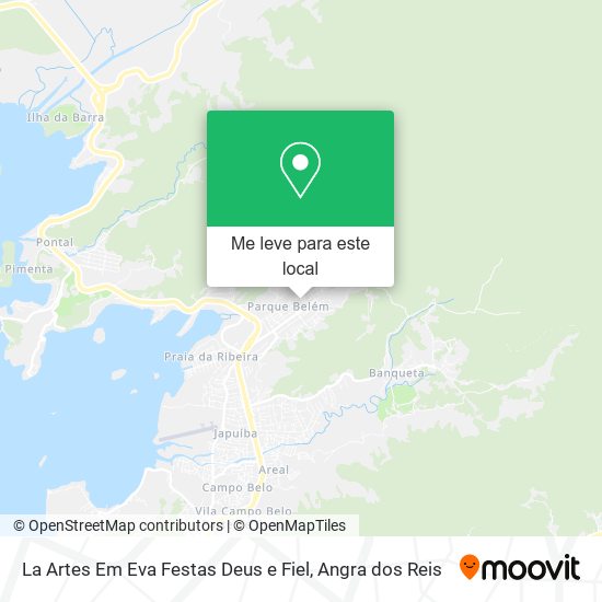 La Artes Em Eva Festas Deus e Fiel mapa