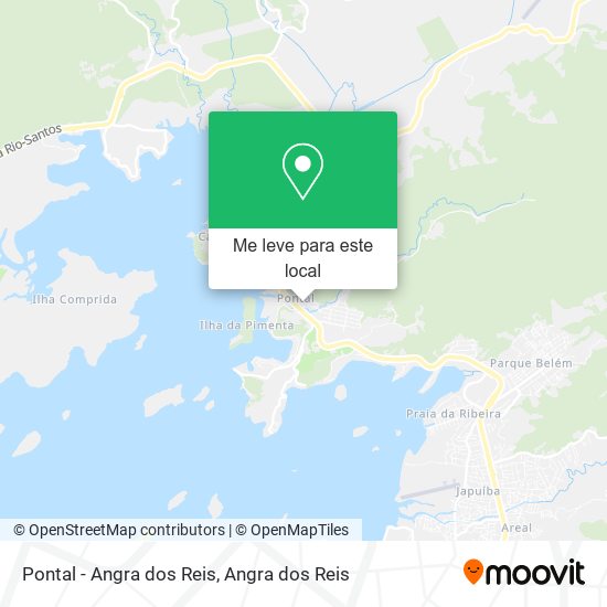 Pontal - Angra dos Reis mapa