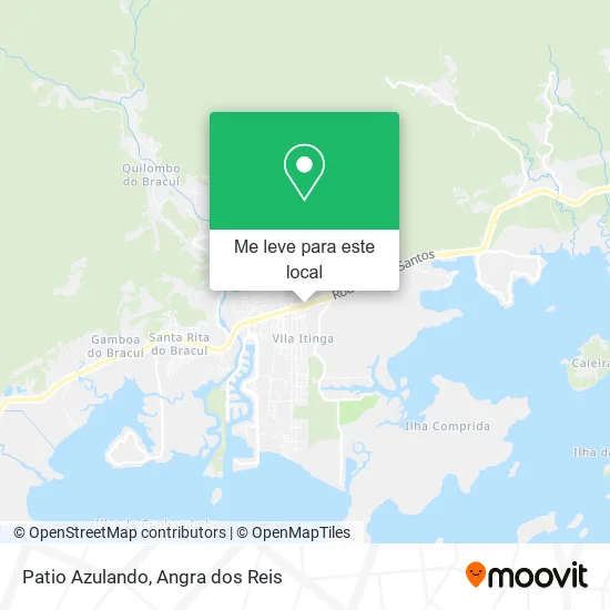 Patio Azulando mapa