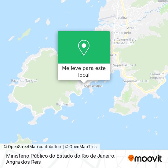 Ministério Público do Estado do Rio de Janeiro mapa