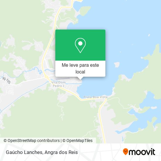 Gaúcho Lanches mapa