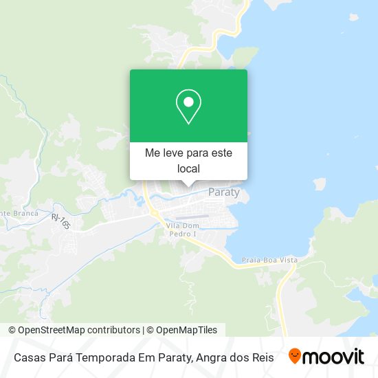 Casas Pará Temporada Em Paraty mapa