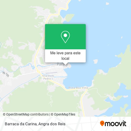 Barraca da Carina mapa