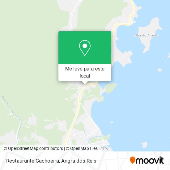 Restaurante Cachoeira mapa