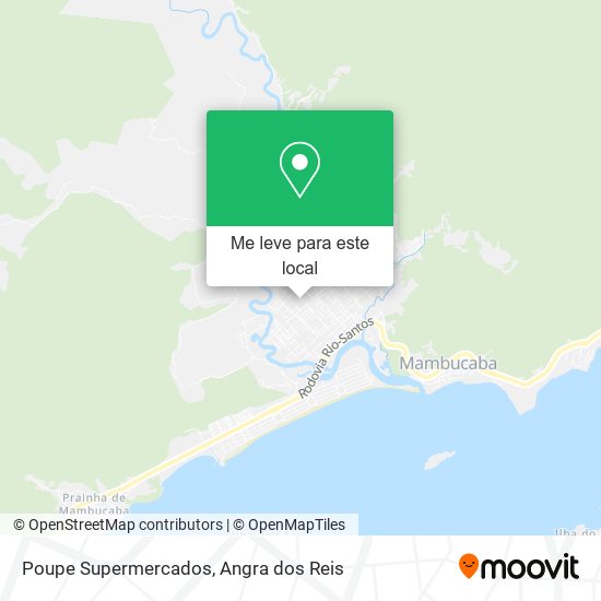 Poupe Supermercados mapa