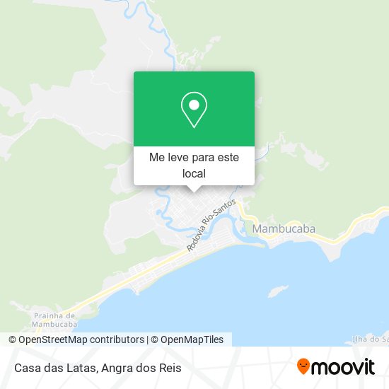 Casa das Latas mapa