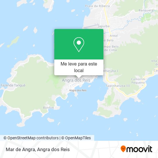 Mar de Angra mapa