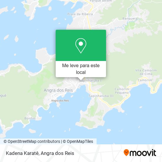Kadena Karatê mapa