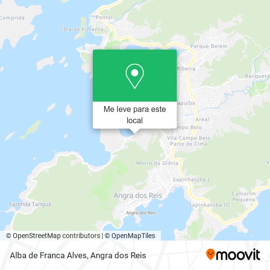 Alba de Franca Alves mapa