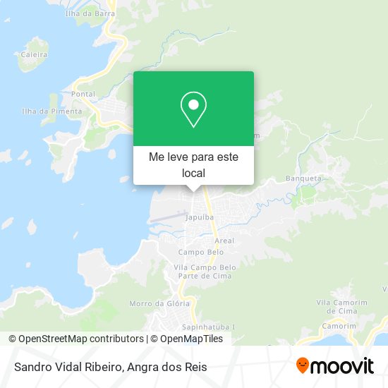 Sandro Vidal Ribeiro mapa