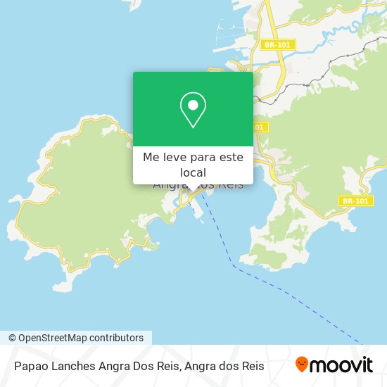 Papao Lanches Angra Dos Reis mapa