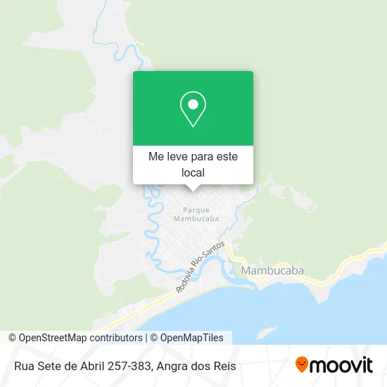 Rua Sete de Abril 257-383 mapa