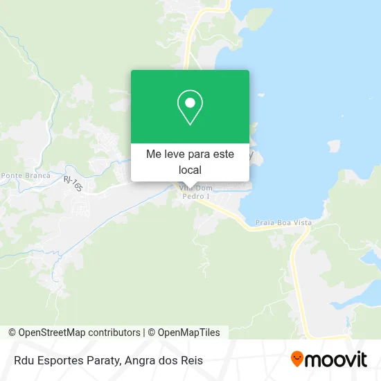 Rdu Esportes Paraty mapa