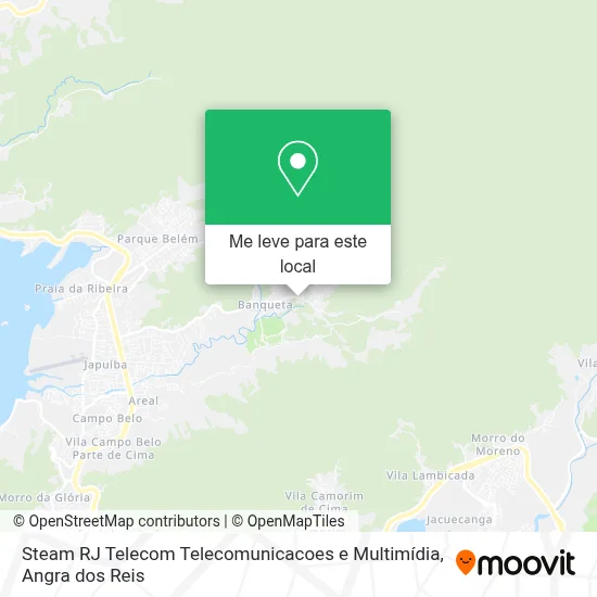 Steam RJ Telecom Telecomunicacoes e Multimídia mapa