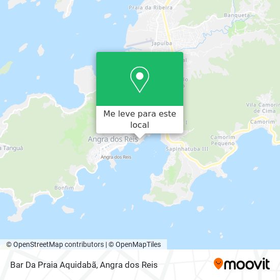 Bar Da Praia Aquidabã mapa