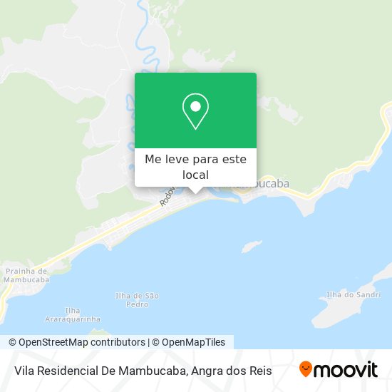 Vila Residencial De Mambucaba mapa