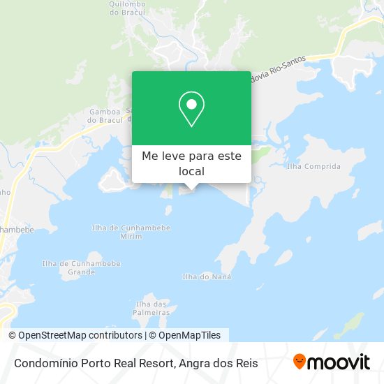 Condomínio Porto Real Resort mapa