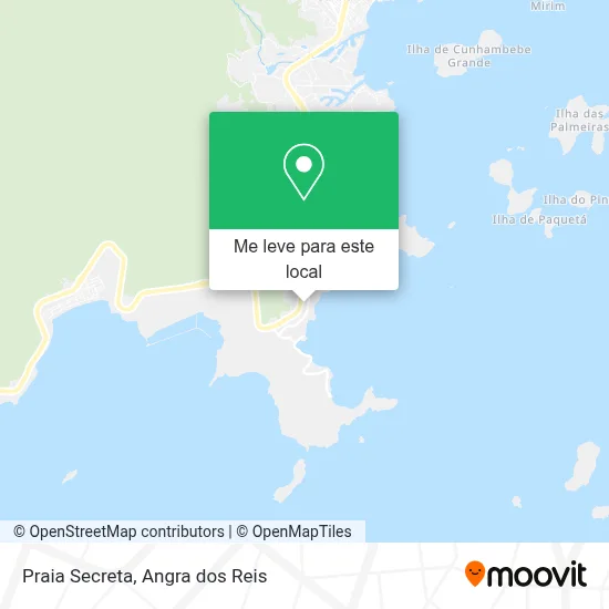 Praia Secreta mapa