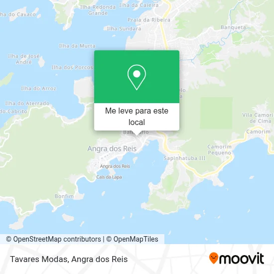 Tavares Modas mapa