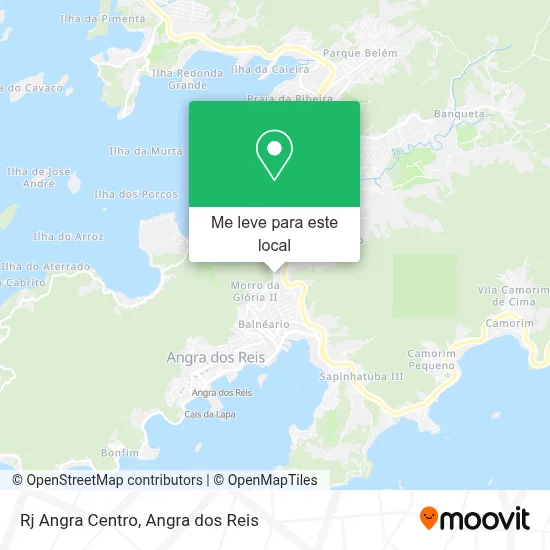 Rj Angra Centro mapa