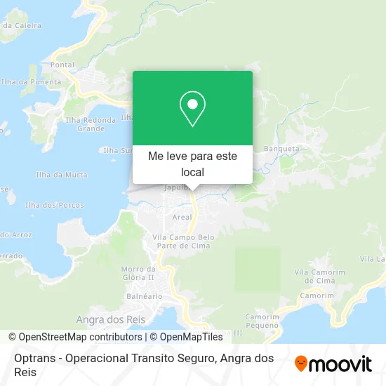 Optrans - Operacional Transito Seguro mapa