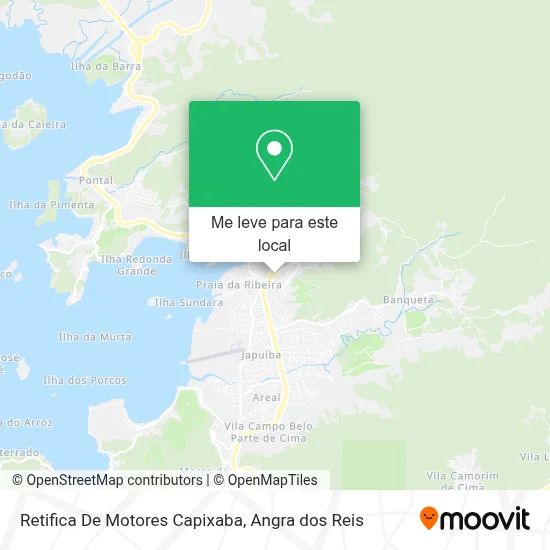 Retifica De Motores Capixaba mapa