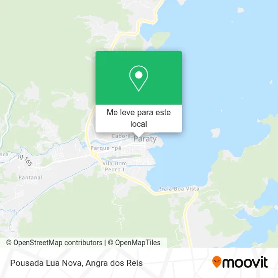 Pousada Lua Nova mapa