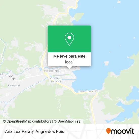 Ana Lua Paraty mapa